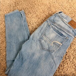 American Eagle Outfitters Light Blue Skinny Jeans